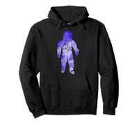 Rave Invaders Plur Space Force Astronaut House Music Felpa con Cappuccio