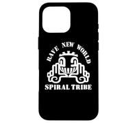 Rave New World | Tribù a spirale | Techno Hardstyle Gabber Goa Custodia per iPhone 16 Pro Max