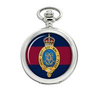 Ravel 1st Life Guards Orologio Da Tasca Militare Inglese Quartz Argento