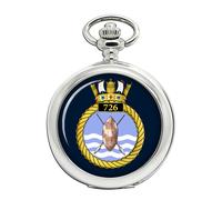 Ravel 726 Naval Air Squadron Orologio Da Tasca Royal Navy, Quarzo, Argento
