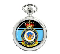 Ravel 79 Squadron RAAF Orologio da Tasca Pocket Watch Quarzo Argento