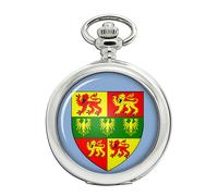 Ravel Caernarfonshire Carnarvonshire (Wales) Orologio Da Tasca Argento
