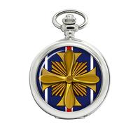 Ravel Distinguished Flying Cross Pocket Watch Dorato Argento Cromo Quarzo