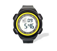 Ravel - Orologio al quarzo digitale da uomo rotondo 3ATM con luce - RDG.14G, Nero/Giallo