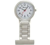 Ravel Orologio classico da tasca per infermiere facile da leggere Colore Argento