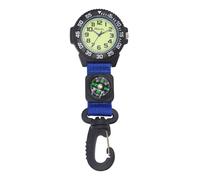 Ravel - Orologio con Moschettone a Clip in Nylon con Bussola e Quadrante Fosforescente - Quarzo Analogico - R1108.06 - Blu