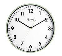 Ravel - Orologio da Parete moderno per Ufficio e Cucina da 30 cm - Quarzo analogico - RWC.30.11 - Verde Salvia