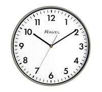 Ravel - Orologio da Parete moderno per Ufficio e Cucina da 30 cm - Quarzo analogico - RWC.30.13 - Grigio Medio