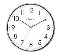 Ravel - Orologio da Parete moderno per Ufficio e Cucina da 40 cm - Quarzo analogico - RWC.40.13 - Grigio