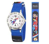 Ravel - orologio da supereroe per bambini con cinturino d'azione a chiusura facilitata - Analogico al quarzo - R1507.85