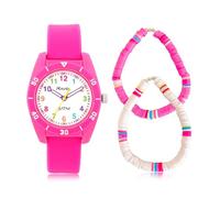 Ravel Orologio da surfista per bambini 5ATM e braccialetto elasticizzato, analogico, al quarzo, R224-5ATM, rosa, Cinturino