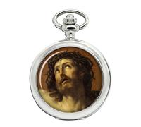 Ravel Orologio Da Tasca Agonia Di Cristo Cassa Cromata Argento Quarzo Catenina