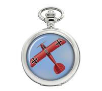 Ravel Orologio Da Tasca Albatros DIII Cromato Quadrante Bianco Analogo