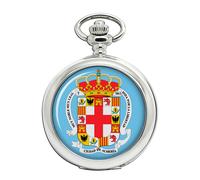 Ravel Orologio Da Tasca Almería Città (Spagna) Quarzo Argento Cromo Bianco