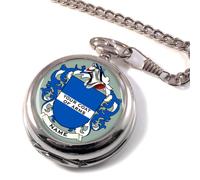 Ravel Orologio da Tasca Argento Cromo Quartz Quadrante Bianco Catenina