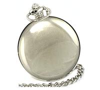 Ravel - Orologio da tasca Full Hunter con catena in acciaio inossidabile - Colore Argento