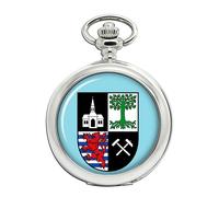 Ravel Orologio Da Tasca Pocket Watch Gelsenkirchen Argento Cromo Quarzo
