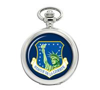 Ravel Orologio Da Tasca USAF 48th Fighter Wing, Quarzo, Argento