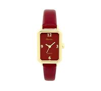 Ravel - Orologio Donna Rettangolare Classico - Quarzo Analogico - R0144, Rosso / Colore Oro