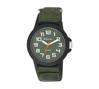Ravel - Orologio moderno da lavoro per uomo, con cinturino facile da allacciare - Quarzo analogico - R1601.65.11 - Verde