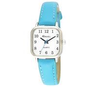 Ravel - Orologio Quadrato da Donna Brighter Days Colore Argento - Quarzo Analogico - R0141.06.2 - Turchese Brillante