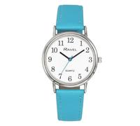 Ravel - Orologio Rotondo da Donna Brighter Days Color Argento (Cassa dell'orologio da 36 mm) - Quarzo Analogico - R0140.16.1 - Turchese Brillante/Quadrante Bianco