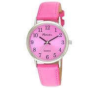Ravel - Orologio Rotondo da Donna Brighter Days Color Argento - Quarzo Analogico - R0140.05.1 - Rosa Fucsia
