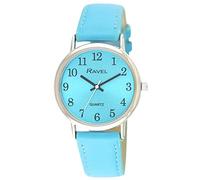 Ravel - Orologio Rotondo da Donna Brighter Days Color Argento - Quarzo Analogico - R0140.06.1 - Turchese Brillante