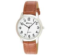 Ravel - Orologio Unisex al Quarzo per Tutti i Giorni con Minuteria Punteggiata - Analogico Quarzo - R0132.24.1 - Marrone/Colore Argento