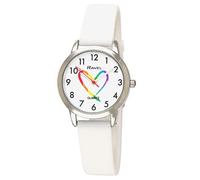 Ravel - Orologio Unisex in Silicone Arcobaleno (Cassa dell'orologio da 30 mm) - Quarzo Analogico - R1812.4S - Bianco/Quadrante Arcobaleno