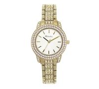 Ravel Plus - Orologio Gioiello da Donna con Cassa Rotonda da 32 mm e Pietre Preziose - Analogico Quarzo -RPJ002L - Oro
