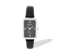 Ravel R0144 - Orologio da donna, rettangolare, classico, alla moda, analogico, al quarzo, Colore: nero/argento