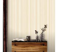 Ravella Morbido Righe Carta da Parati Glitter Metallico Trama Lusso Vinile RASCH