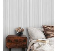 Ravella Morbido Righe Carta da Parati Glitter Metallico Trama Lusso Vinile RASCH