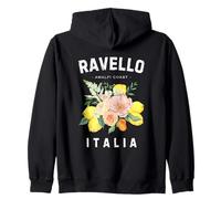 Ravello Fiore Frutta Italiana Limone Arte Italia Amalfi Italia Felpa con Cappuccio