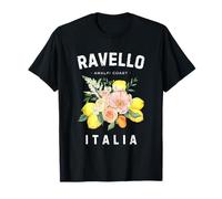 Ravello Fiore Frutta Italiana Limone Arte Italia Amalfi Italia Maglietta