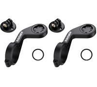 RAVEMEN AOM01 Supporto Compatibile con Garmin/COOSPO/CYCPLUS/iGPSPORT Ciclocomputer per Bicicletta,Compatibile con GoPro/FR160 Adatta a Manubri da 31,8 mm (Confezione da 2)