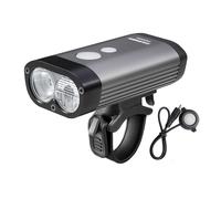 Luce anteriore pr1000 led usb grigio