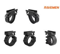 RAVEMEN Supporto per bici ABM01 ABM03 ABM05 ABM08 ABM10 Staffa per bicicletta per RAVEMEN Luce anteriore per bici per manubrio da 22,2 mm- 35 mm