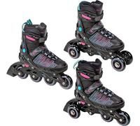 RAVEN 3in1 Inline Skates Pattini in linea Triskates Pattini a rotelle per bambini, adulti, ragazze e donne regolabili (Allure, 31-35 (20,5cm-23cm))