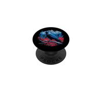 Raven Bird Mountain Forest Wilderness Nature Gothic Art PopSockets PopGrip Adesivo
