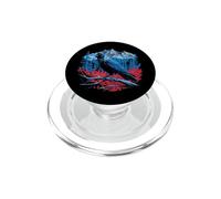 Raven Bird Mountain Forest Wilderness Nature Gothic Art PopSockets PopGrip per MagSafe