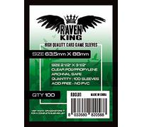 RAVEN Bustine protettive per Carte da Gioco Misura 63.5 x 88 mm, RDSL01