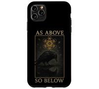Raven Come Sopra Così Sotto Simbolo Metatron Occulto Custodia per iPhone 11 Pro Max