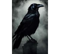 Raven Gift: 108 Lined Page Notebook, Journal, Diary, Keepsake, For Bird Watchers, 6x9 Inches