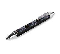 Raven in Witch1 - Penna a sfera con stampa, retrattile, fusto rotondo, punta fine, 0,5 mm, 1/2/4 pezzi