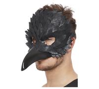 Raven Maschera Nero Corvo Lungo Becco Raven Purga Maschera Falloween Costume