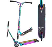 Raven - Monopattino per bambini, adulti - Scooter - Monopattino freestyle, kick - Per imparare le acrobazie allo skatepark - Ruote in PU da 110 mm, cuscinetti ABEC-9 cromati - Master Neo Chrome, 110mm