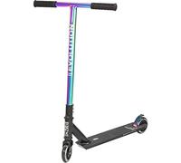 Raven - Monopattino per bambini, adulti - Scooter - Monopattino - Per imparare acrobazie allo skatepark - Ruote in PU da 100 mm, cuscinetti ABEC-9 - Evolution Rookie Neo Chrome, 100 mm