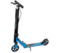 Raven - Monopattino per bambini e adulti - Scooter - Monopattino - Pieghevole, cuscinetti ABEC-9, manubrio regolabile in 4 posizioni - Epic Blue con Freno a Mano, 145 mm